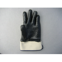 Black Neoprene Safety Cuff Gloves with Terry Cloth Liner (5345)